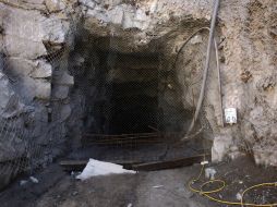 Entrada de la mina chilena en donde hace dos años, 33 trabajadores quedaron sepultados. ARCHIVO  /