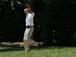 En la Casa Blanca hubo mucha discreción y no se revelaron los planes para el resto del día del presidente estadounidense. ARCHIVO  /