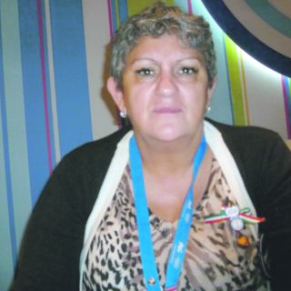 Feliz por la actuación de su hija