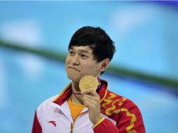 Yang Sun es el único nadador que ha rebajado dos récords del mundo desde la prohibición de los bañadores. EFE  /