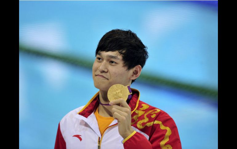 Yang Sun es el único nadador que ha rebajado dos récords del mundo desde la prohibición de los bañadores. EFE  /