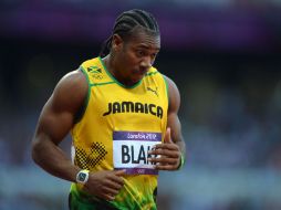 Yohan Blake parece el hombre más fuerte para destronar a Bolt en los 100 metros. AFP  /