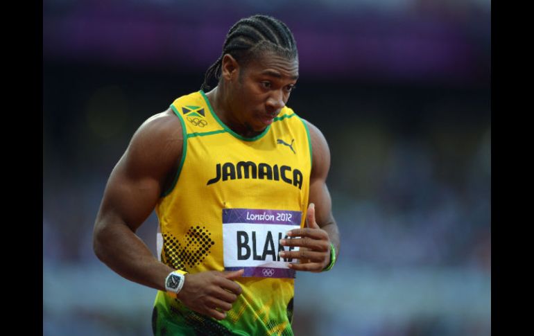 Yohan Blake parece el hombre más fuerte para destronar a Bolt en los 100 metros. AFP  /