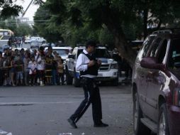 En la escena del crime se encontraron  22 casquillos.  /