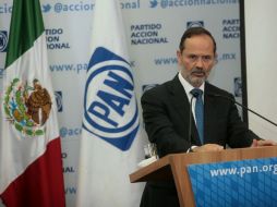 Gustav Madero llamó a los colegas blaquiazules a ''hacer consciencia'' acerca de su trabajo. ARCHIVO  /