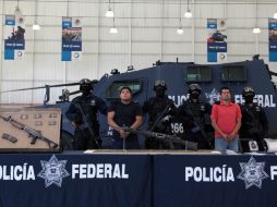 Los detenidos fueron presentados en las instalaciones de la Policía Federal. ESPECIAL  /