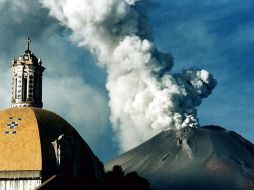 El Cenapred detalló que en las últimas nueve horas el coloso registró nueve exhalaciones. ARCHIVO  /