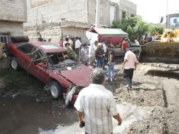 Colonias como Arenales Tapatíos, Lomas de La Primavera y Miramar resultaron dañadas por la lluvia.  /