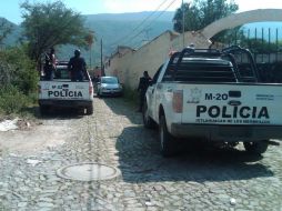 La policía municipal buscó en el Cerro del Picacho a los agresores.  /