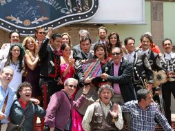 El productor Salvador Mejía mencionó estar feliz con esta historia que será de 290 capítulos. EL UNIVERSAL  /