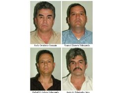 Imagen del rostro de los detenidos difundida por la Policía Nacional de España. EFE  /