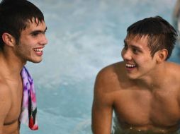 En la ronda preliminar, García (i) finalizó en el sexto puesto, por detrás de su compañero Sánchez (d). REUTERS  /