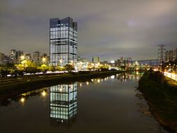 Vista de la Torre Santander en Sao Paulo, tecnología verde. ESPECIAL  /