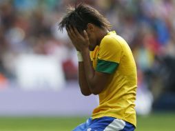 El astro brasileño, al terminar el duelo contra México. XINHUA  /