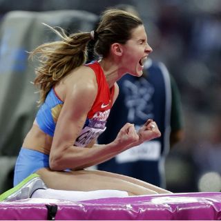 Anna Chicherova es oro en salto de altura