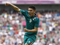 Los dos goles que anotó Peralta contra Brasil fueron claves para que México ganara el Oro. AP  /