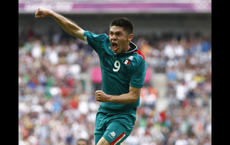 Los dos goles que anotó Peralta contra Brasil fueron claves para que México ganara el Oro. AP  /