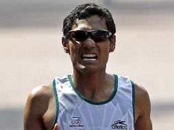 El mexicano Daniel Vargas durante el maratón masculino de los Juegos Olímpicos. EFE  /