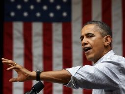 El presidente estadounidense Barack Obama, durante su campaña electoral en Chicago. REUTERS  /