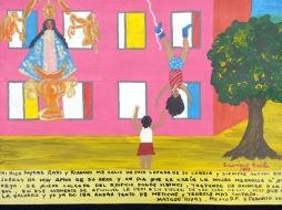 Un ex voto que agradece a la virgen de San Juan de los Lagos. ESPECIAL  /