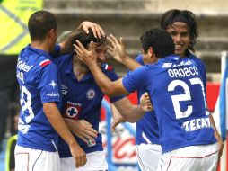 El triunfo más reciente del Cruz Azul fue contra ayer contra Puebla con marcador 1-0. EFE  /