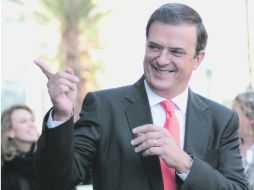 Marcelo Ebrard evita mostrar públicamente su respaldo a Andrés Manuel López Obrador. NTX  /