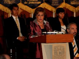 De la Garza ha sido directora del Centro de Estudios Mayas del Instituto de Investigaciones Filológicas. NTX  /