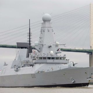 El destructor británico ''Dauntless'' llegó a las Malvinas