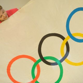 Rousseff recibe la bandera olímpica