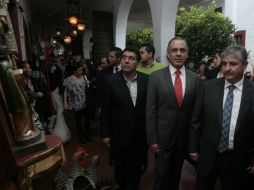 Inauguración oficial de la ENART, la cual estuvo a cargo del presidente municipal de la villa alfarera, Marco Antonio González.  /