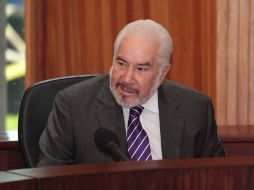 El magistrado presidente del TEPJF, José Alejandro Luna Ramos, asegura que las decisiones se toman con base en la ley. ARCHIVO  /