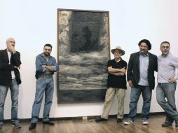 Ventanas.Los artistas plásticos utilizaron técnicas como óleo sobre tela,acrílico y carboncillos, para crear las obras de la exposición  /