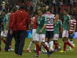 El día de ayer, el Tri cayó en amistoso ante EU el día en que se celebraba el regreso de los medallistas olímpicos de Londres. ARCHIVO  /