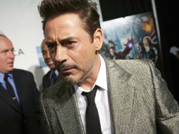 Robert encarna el excéntrico millonario ''Tony Stark'' que se convierte en el superhéroe ''Iron Man''. ARCHIVO  /