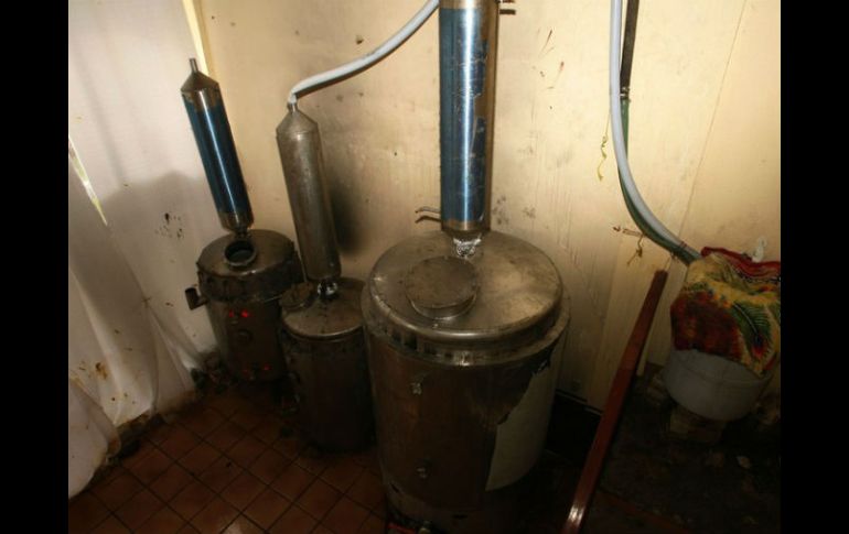 Tras el aseguramiento del laboratorio clandestino, el Ministerio Público continuará con la averiguación correspondiente. ARCHIVO  /