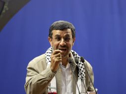 El presidente iraní, Mahmoud Ahmadinejad, comentó que la existencia de Israel es un ''insulto a la humanidad''. AP  /