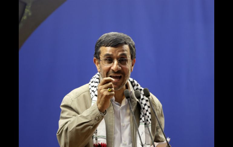 El presidente iraní, Mahmoud Ahmadinejad, comentó que la existencia de Israel es un ''insulto a la humanidad''. AP  /