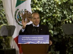 El dato lo dio a conocer en un mensaje en Los Pinos, durante una reunión con motivo de su cumpleaños 50. XINHUA  /