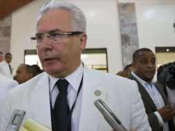 El juez español señaló que Assange ''está de buen ánimo''. AFP  /