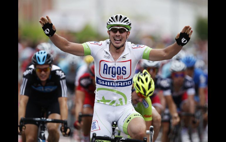 John Degenkolb se llevó la segunda etapa de la Vuelta a España. AFP  /