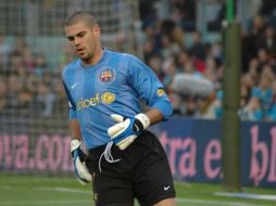 Víctor Valdés negó ser parte de la estafa, pero no pudo dar explicaciones respecto, ESPECIAL  /