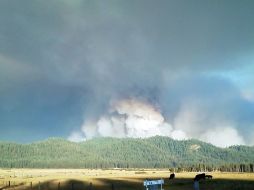 Bomberos de California luchan para sofocar el incendio, del que aún se desconoce su origen. AP  /