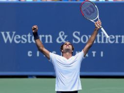 Roger Federer venció a Novak Djokovic en la final del Masters 1000 de Cincinnati. ARCHIVO  /