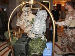 Los ''cascos azules'' hicieron sus maletas y partieron del país del medio oriente después de un resultado fallido. EFE  /