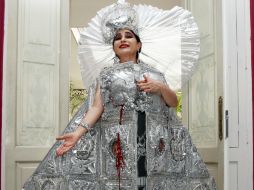 La exposición de 20 originales vestidos que la actriz ha diseñado y usado fue de las más vistas en el Museo del Chopo. ARCHIVO  /