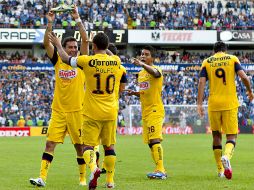 En el partido pasado, de ir arriba por 0-3, los azulcremas perdieron 4-3 ante los de la UAT. ARCHIVO  /