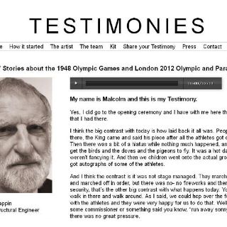 Artista español colecciona testimonios olímpicos de Londres