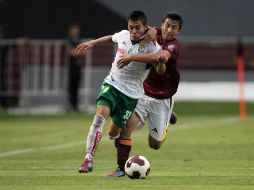 El cuadro de la Autónoma no puedo detener a los jugadores del león.  /