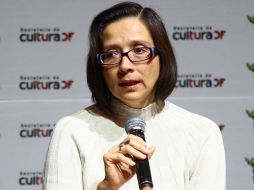 La titular de la Secretaria de Cultura del Distrito Federal, Nina Serratos. ARCHIVO  /
