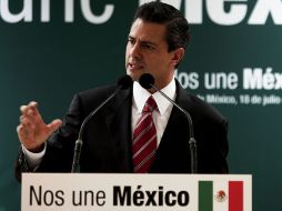 Enrique Peña Nieto asegura que el gobierno no puede ni debe hacerlo todo. ARCHIVO  /